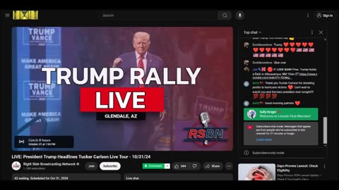 LIVE: President Trump Headlines Tucker Carlson Live Tour - 10/31/24