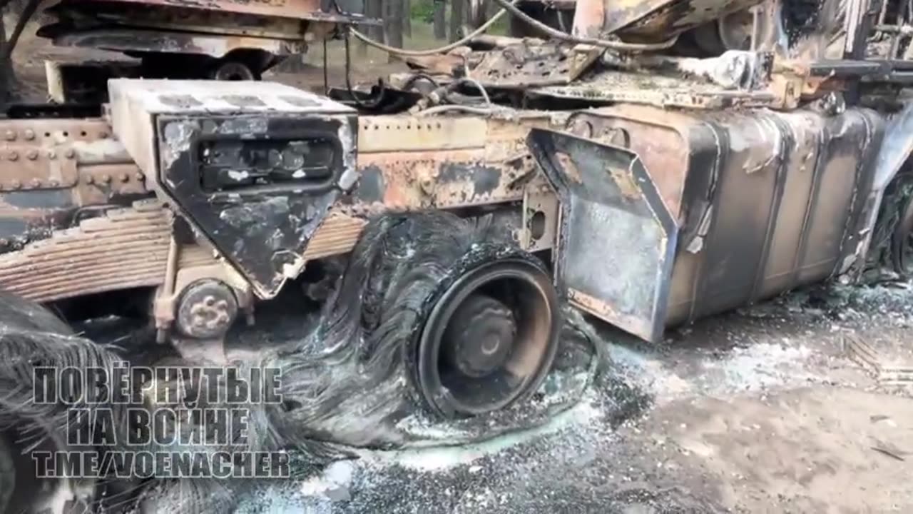 🇷🇺🇺🇦 Destroyed German tractor MAN HX81 HET 8×8