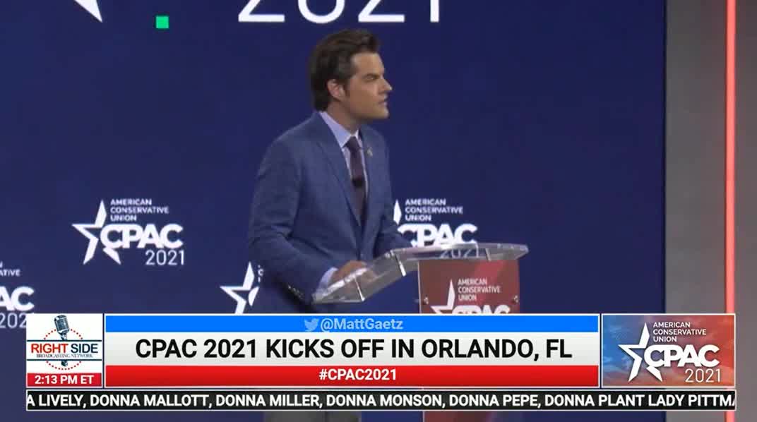 Matt Gaetz CPAC 2021