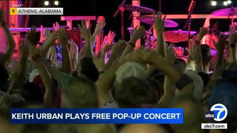 Keith Urban plays surprise concert at Buc-ee's in Alabama