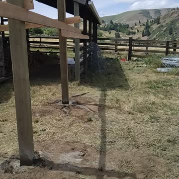 Additional bays on barn