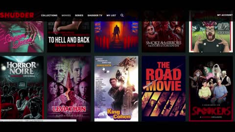 SHUDDER Content & UI preview