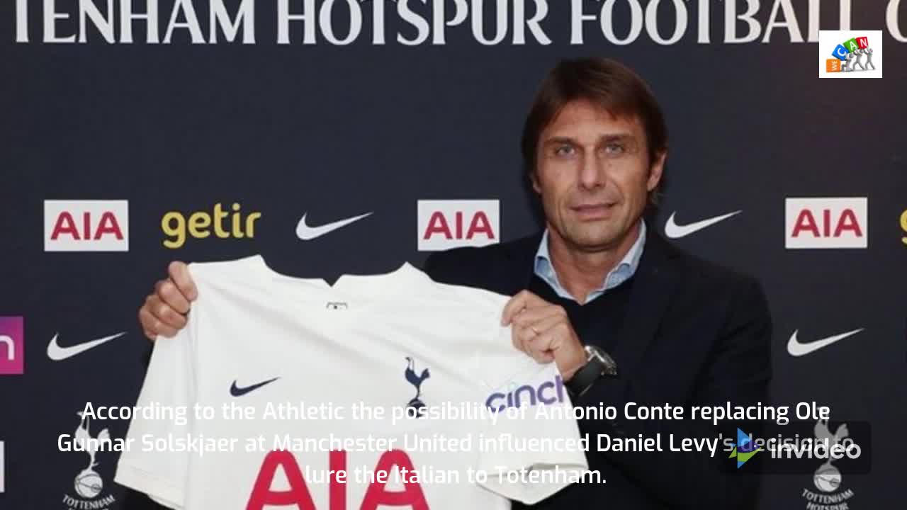 Manchester United's move for Antonio Conte worried Daniel Levy.