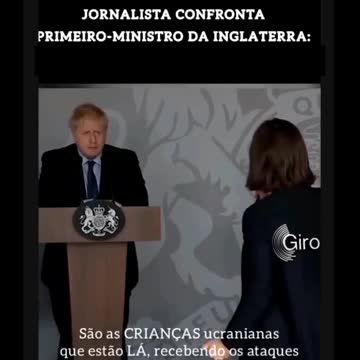 journalist confronts the prime minister of England