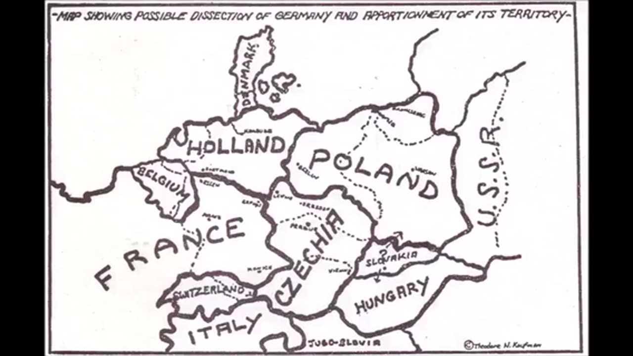 Germany must perish, the plan to destroy Germany(Europa)