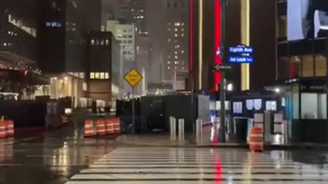 Rainy New York City Night