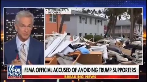 The fact that FEMA skipped over houses with Trump flags