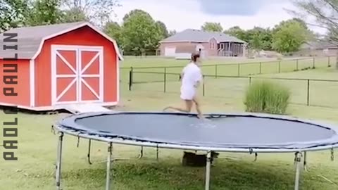 Epic Trampoline Troubles