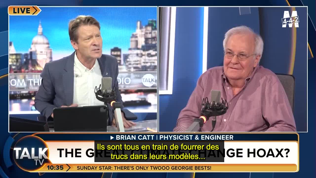 Brian Catt : le réchauffement climatique et le mythe créé par l'ONU !