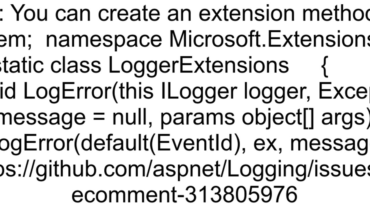 What EventId can i put when calling ILoggerLogError from Azure functions