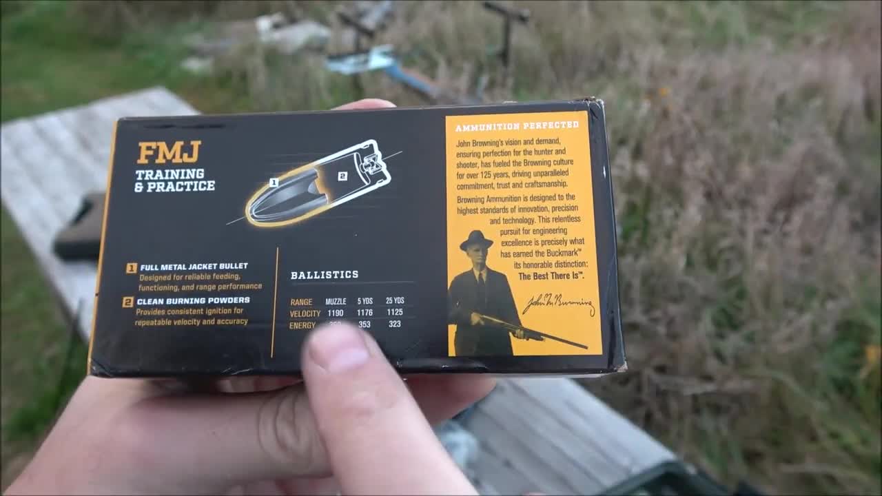 Browning Ammo 115gr 9x19 Ammo: Velocity Test (9mm MANIA Year End 2021)