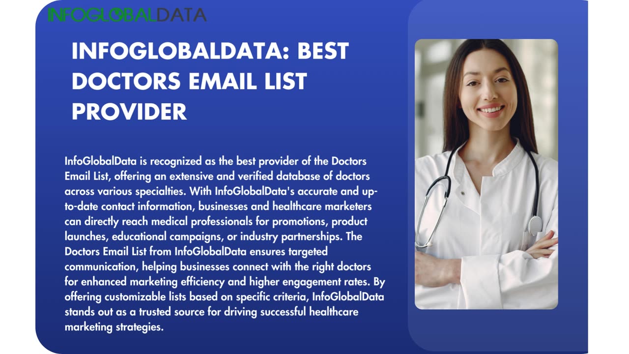 Attain Exceptional Success in the Competitive Medical Field with Our Targeted Doctors Email List