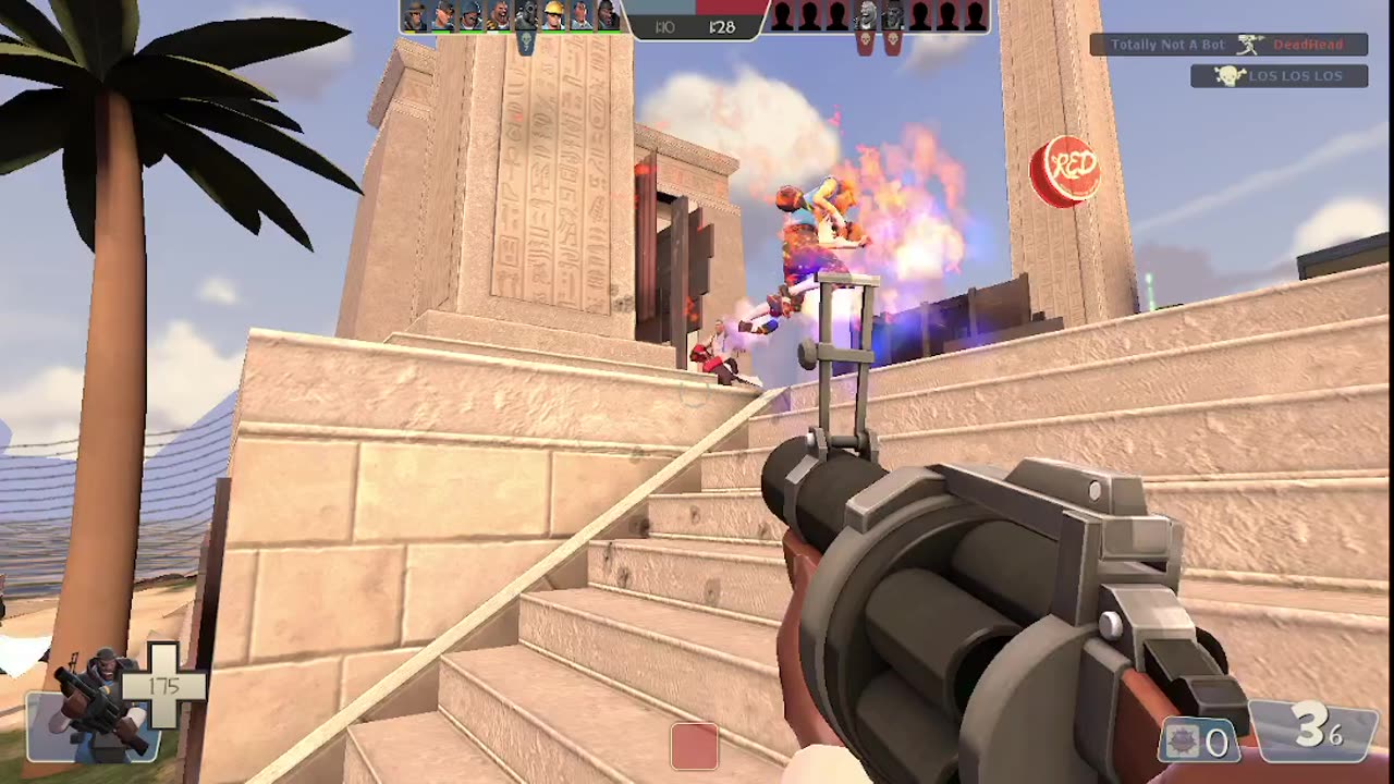 Team Fortress 2 - King of the Hill, Lakeside, Demoman, Practice mode, Easy