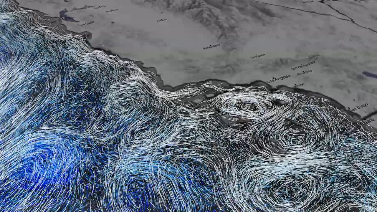 Ocean Flow Vignettes: US west coast