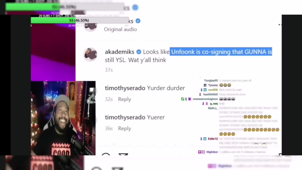 YSL in shambles! DJ Akademiks Reacts To Unfoonk & Lil Gotit reacting to Gunna's post after Jail