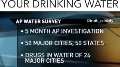 Drugs in tap water