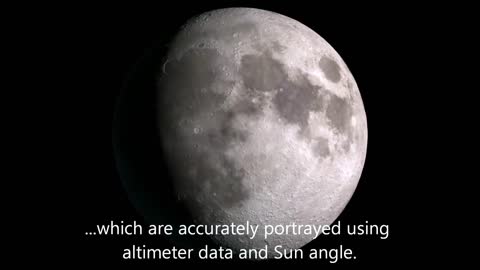 The Moon: an hour-by-hour Time Lapse Visualization for a Full Year!