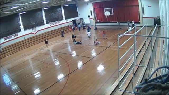 Caught on camera: wall at NC school gymnasium destroyed by storm’s microburst