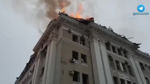 TẠI KHARKIV, VỤ NỔ MẠNH GẦN CÁC TÒA NHÀ CỦA DỊCH VỤ AN NINH QUỐC GIA VÀ CẢNH SÁT QUỐC GIA.