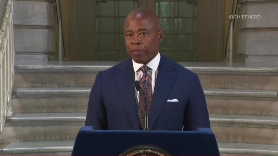 NYC Mayor Eric Adams: Illegal Immigrants Sent from Other States are "A Real Burden on New Yorkers"