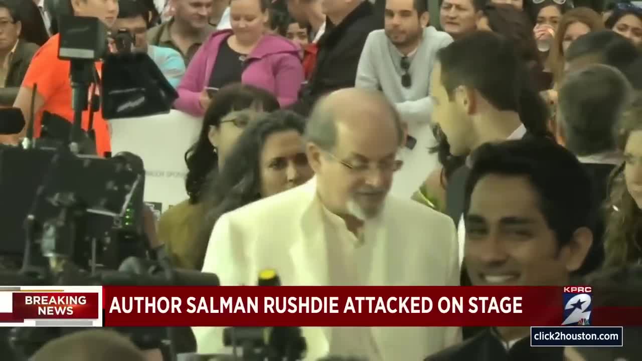 Author Salman Rushdie attacked on lecture stage in New York