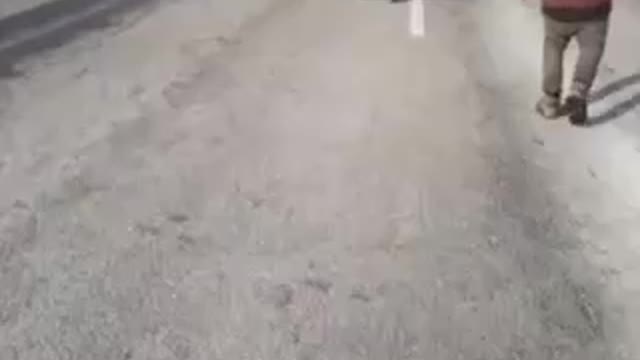 LEFT-TARDS PUT NAILS IN THE ROADS TO STOP FREEDOM CONVOY.