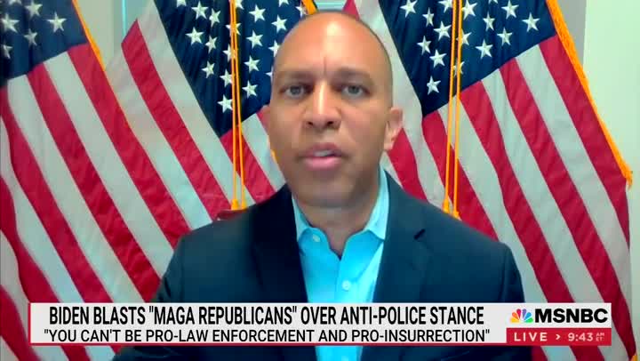 Rep. Jeffries: It’s Important to Draw a Contrast with the ‘Extreme MAGA Republicans’