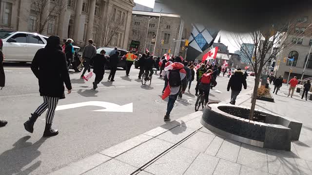 Bloor street freedom march part 2: Exposing the pandemic scam - April 2, 2022