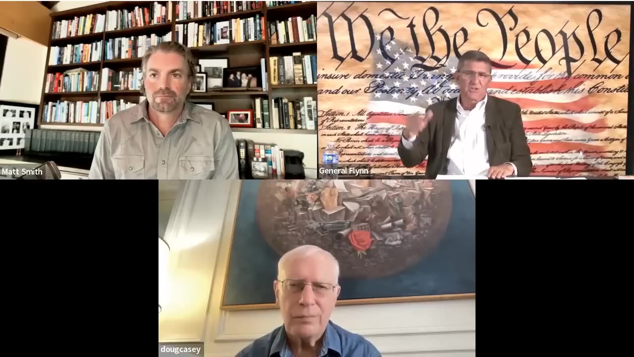 Michael Flynn w/ Matt Smith & Doug Casey: "This isn't going to be a peaceful transfer of power."!!!