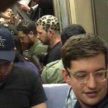 Guy bald leopard tattoo head