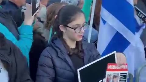 Peaceful rally by Jewish community with families and supporters of hostages Of Hamas