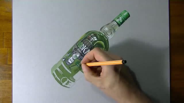 Draw A Picture Of A Man On A Beer Bottle