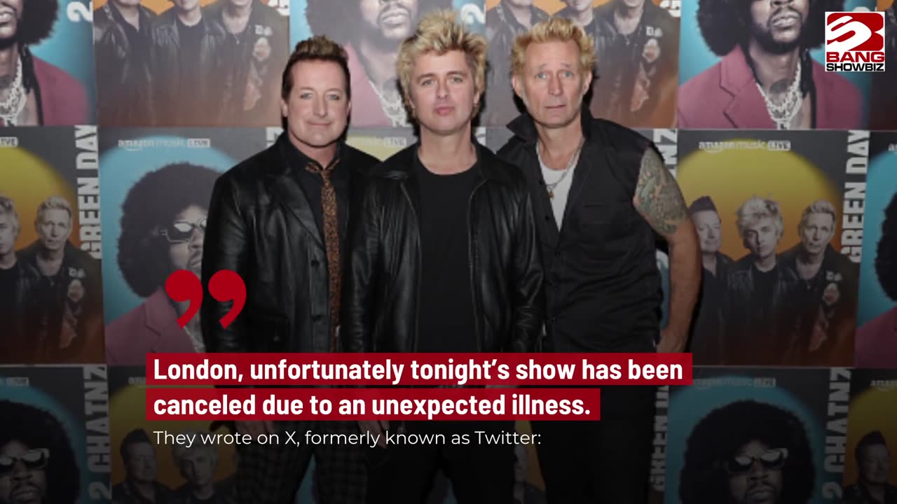 Green Day's Last-Minute Decision to Cancel London Performance.