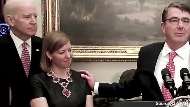 SUPER CUT. BIDEN SQUEEZES GRABS RUBS AND SNIFFS
