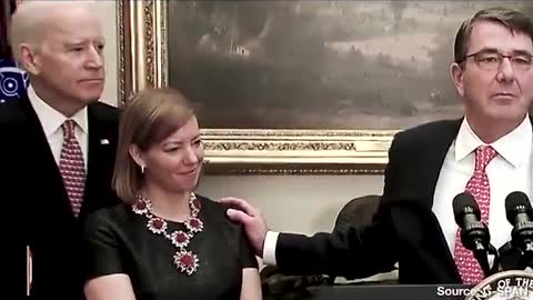 SUPER CUT. BIDEN SQUEEZES GRABS RUBS AND SNIFFS