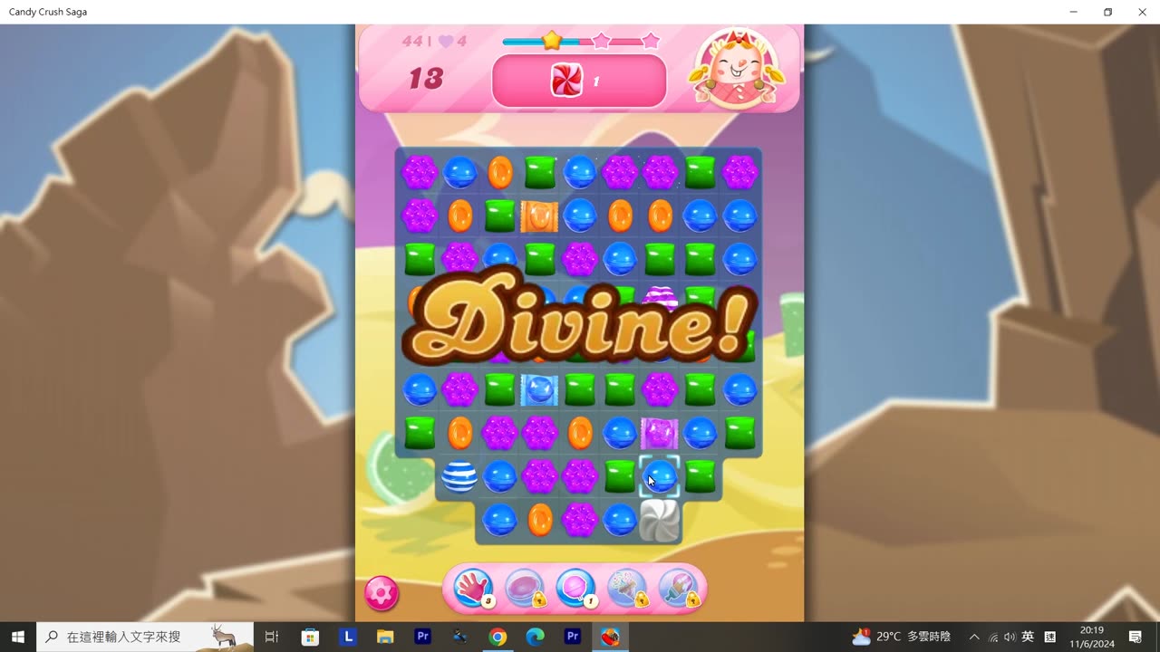 Candy Crush Saga Record (Level 44)