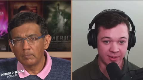 Dinesh D’Souza with Kyle Rittenhouse on his meeting with president Donald Trump