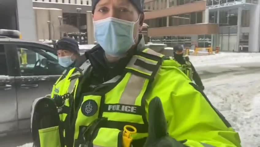 Ottawa police harassing the woman