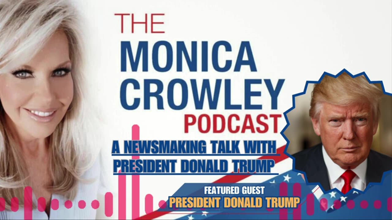 The Wonderful Monica Crowley Interview with President Donald Trump 8/29/24