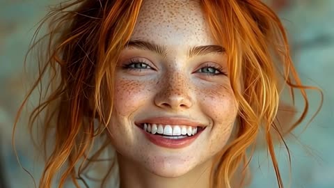 AI-Generated Redhead Photoshoot | Stunning Digital Art & Fashion Photography