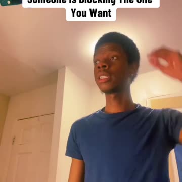 Carefully Inspecting Random Items Because Someone’s Blocking You