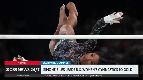 Simone Biles leads U.S. Women's Gymnastics to team gold medal