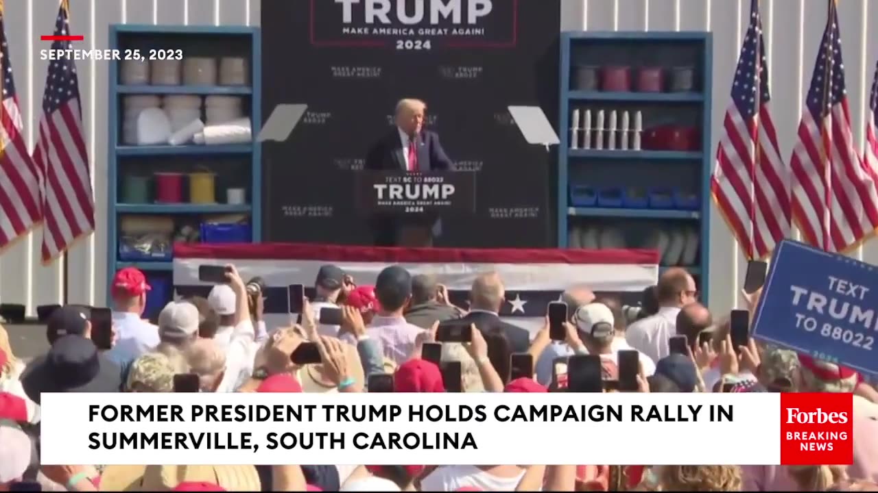 BREAKING NEWS- Donald Trump Unleashes On Biden Administration During South Carolina Campaign Rally