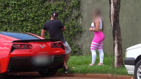 TESTING INTERESTING WOMAN WITH THE CORVETTE#