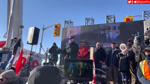 Dr. Roger Hodkinson Gave an Impassioned Speech to the Freedom Convoy Today