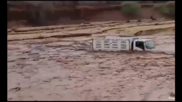 Car on water accident