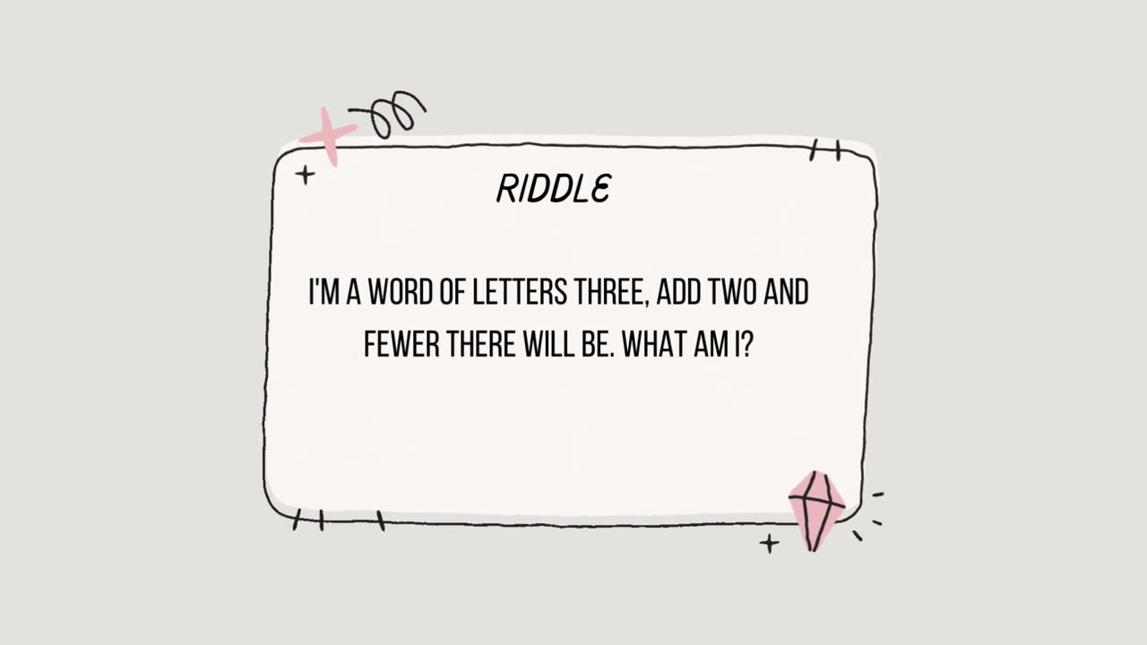 I AM word of letters three riddle