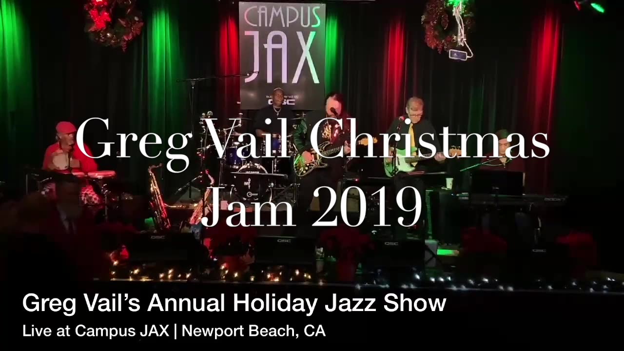 Merry Christmas Baby Greg Vail Pro Jam 2019 Campus Jax Eric Turner Guitar Vocals