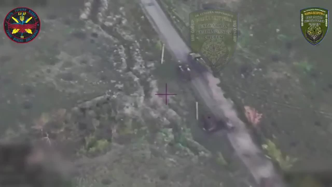 💥 Destruction of Russian column by 110th mechanized brigade.