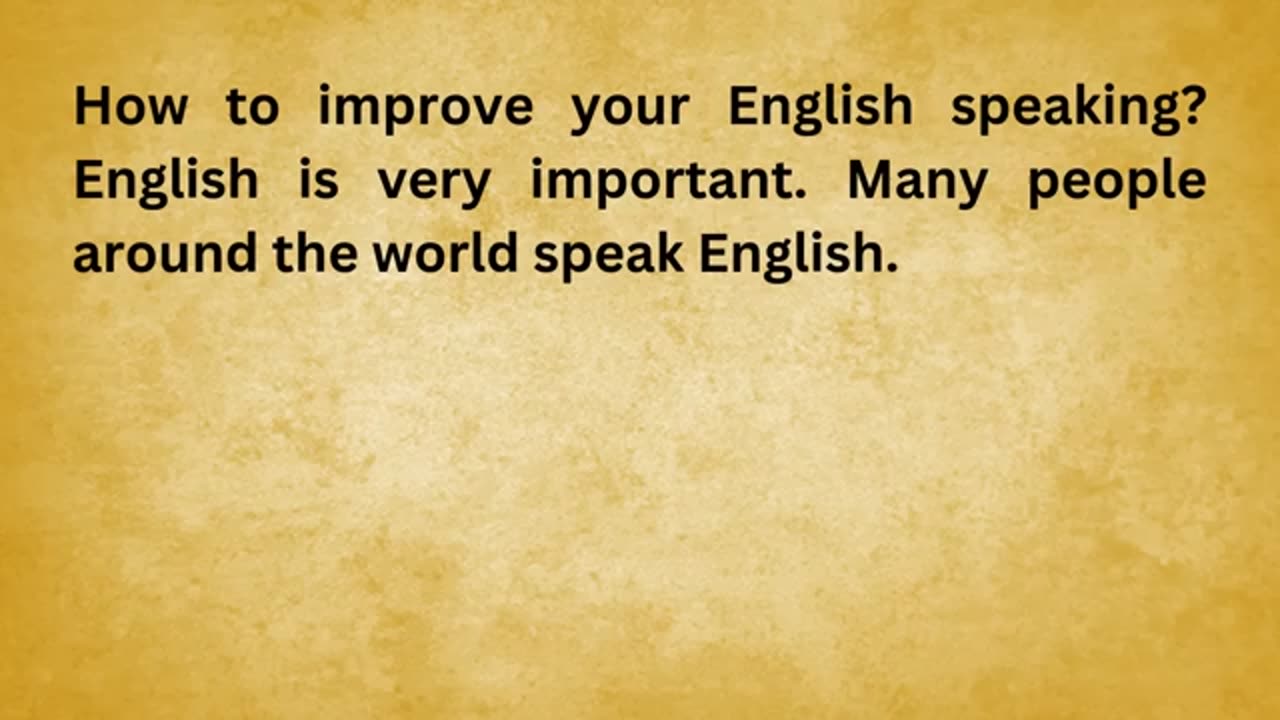 How to speak English well | Graded Reader | Improve Your English Accent | English Learning Advice